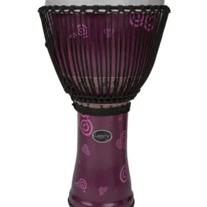 GEWA LIBERTY R14 DJEMBE EN PVC 14" ACCORD PAR CORDES BALI PURPLE Paiement Sécurisé
