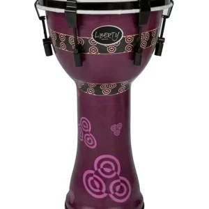 GEWA LIBERTY M12 DJEMBE EN PVC 12" ACCORD MECANIQUE BALI PURPLE Prix Promo