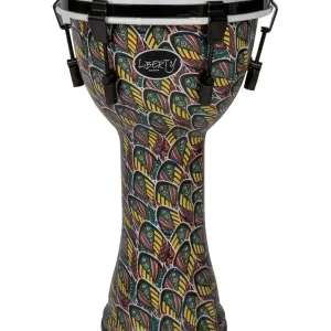 Prix Cassé GEWA LIBERTY M10 DJEMBE EN PVC 10" ACCORD MECANIQUE PEACOCK