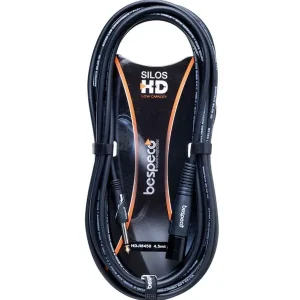 BESPECO HDJM450 SILOS HD CABLE JACK MALE MONO/XLR MALE 4,5m Promotion Saisonnière