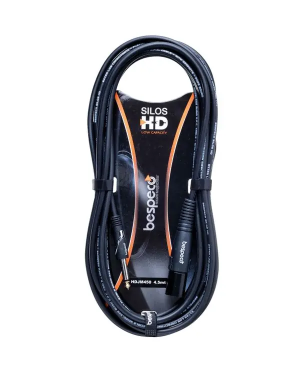 BESPECO HDJM450 SILOS HD CABLE JACK MALE MONO/XLR MALE 4,5m Promotion Saisonnière