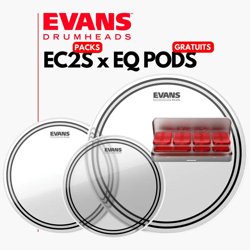 Pas Cher EVANS Pack EC2S Clear 12"/13"/16"