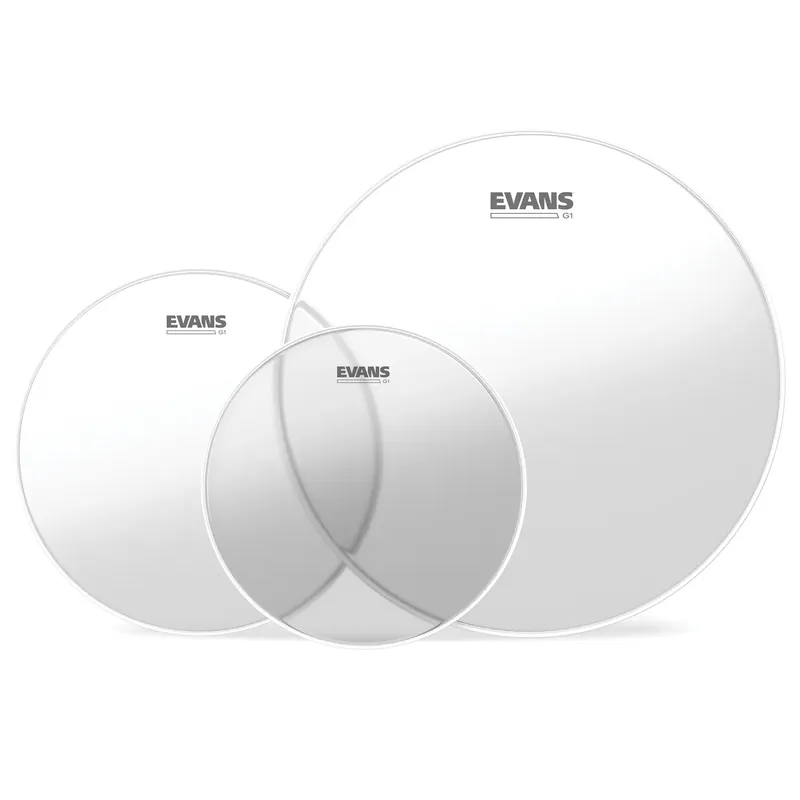 Certifié EVANS Pack G1 Clear 10"/12"/14"
