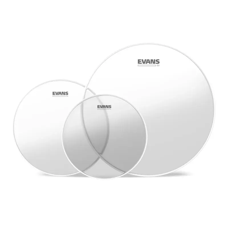 Haute Qualité EVANS Pack G1 Clear 10"/12"/16"