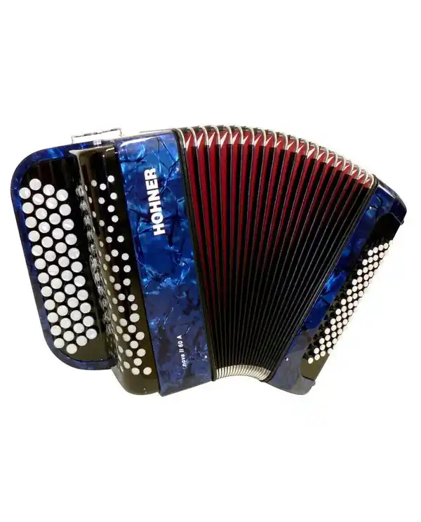 Satisfait Ou Remboursé HOHNER NOVA II 60 BASSES NOIR ACCORDEON CHROMATIQUE BOUTONS + HOUSSE