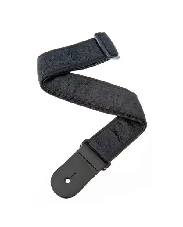 Bon Marché D‘ADDARIO 50B01 "WOVEN" COURROIE GUITARE TISSE - BLACK SATIN