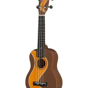 Nouvelle Collection VGS MANOA WAIMEA W-SO-BR UKULELE SOPRANO "MUDY ROADS" + housse