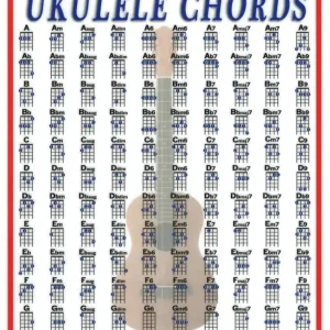 Remise Walrus Music Publishing Baritone Ukulele Chord Chart - Laminated