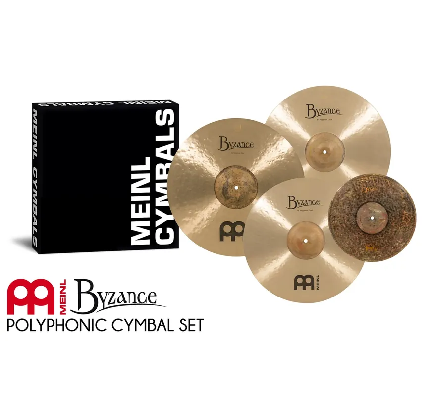 MEINL Byzance Polyphonic Pack 4pcs Haute Qualité