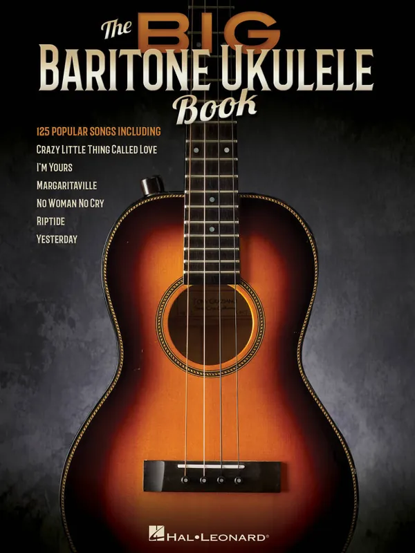 Hal Leonard The Big Baritone Ukulele Book 125 Popular Songs - Baritone Ukulele - Book Produit De Marque