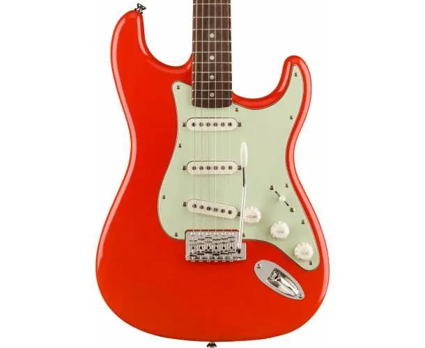 FSR CLASSIC VIBE 60S STRATOCASTER LAUREL FINGERBOARD MINT PICKGUARD FIESTA RED Prix Cassé