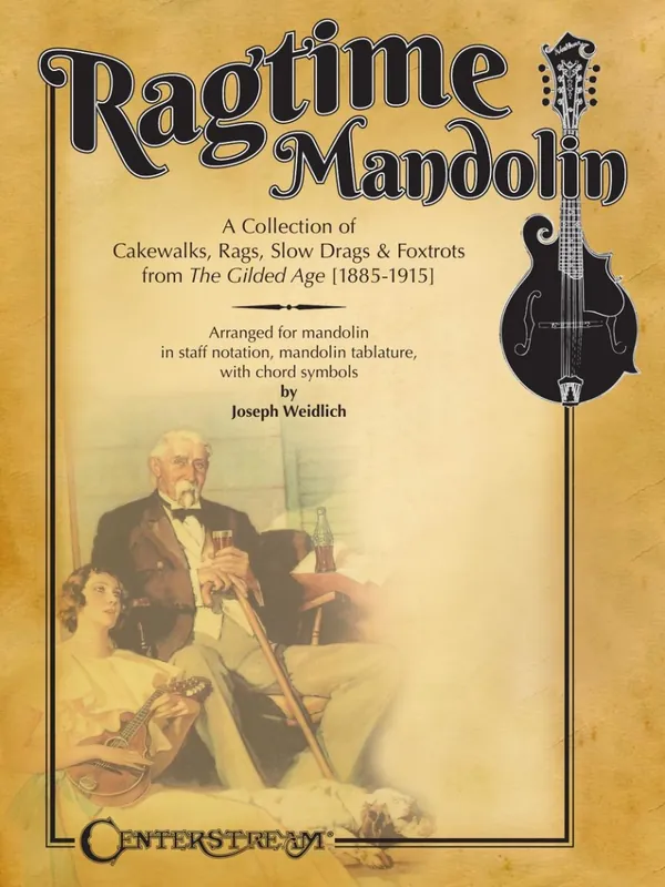 Centerstream Publications Ragtime Mandolin - Weidlich - Mandolin TAB - Book Nouveauté