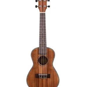Satisfait Ou Remboursé PRODIPE GUITARS BC2380 UKULELE DE CONCERT DOS BOMBE - KOA