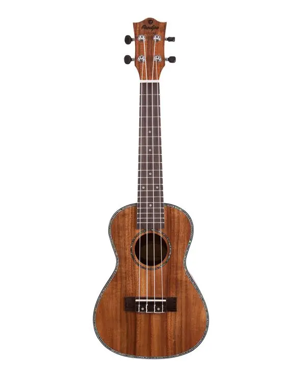 Satisfait Ou Remboursé PRODIPE GUITARS BC2380 UKULELE DE CONCERT DOS BOMBE - KOA