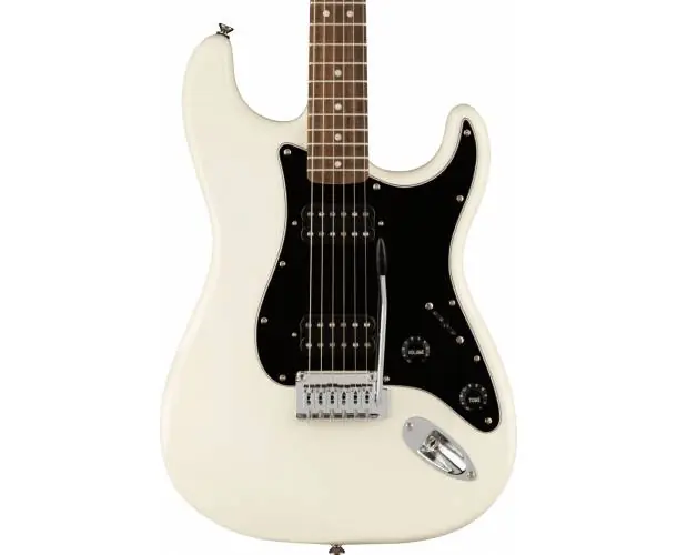 AFFINITY SERIES™ STRATOCASTER HH LAUREL FINGERBOARD BLACK PICKGUARD OLYMPIC WHITE Top Vente