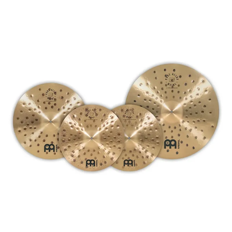 Dernier Modèle MEINL Pure Alloy Complete Extra Hammered Pack 3pcs