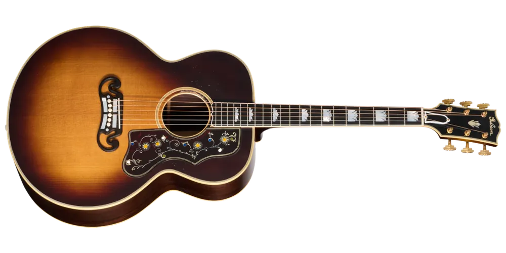 Authentique Gibson Pre-War SJ-200 Rosewood Light Aged Acoustic Guitar with Hardshell Case - Faded Vintage Sunburst