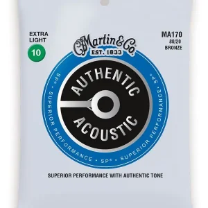 Solde MARTIN MA170 AUTHENTIC JEU CORDES FOLK BRONZE / EXTRA-LIGHT 10-47