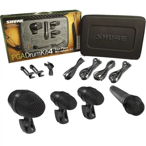 SHURE PGADRUMKIT4 Pack Micro - 4 Micros Offre Limitée