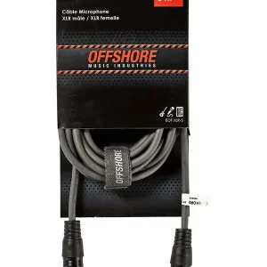 Commander Maintenant OFFSHORE XLR-5 CABLE JACK XLR MALE/XLR FEMELLE - 5m