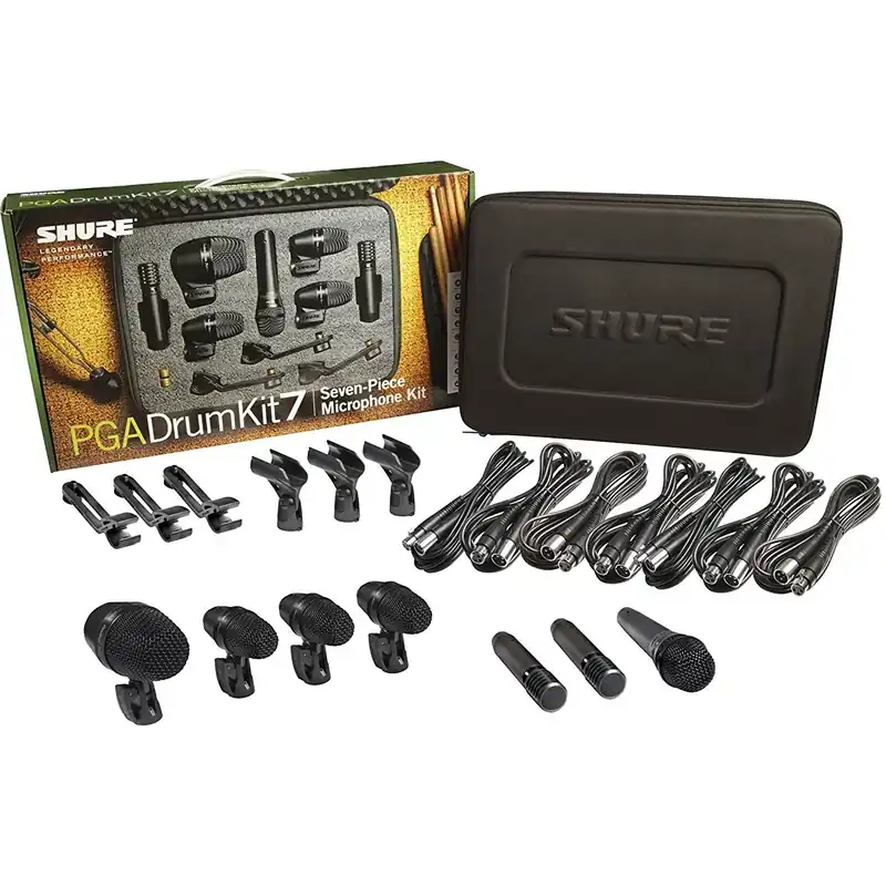 Certifié SHURE PGADRUMKIT7 Pack Micro - 7 Micros