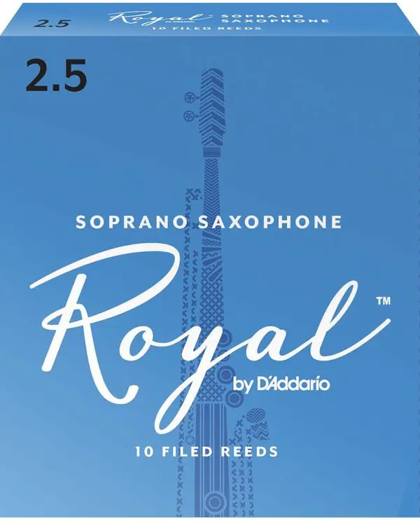 Promotion ROYAL BY D‘ADDARIO ANCHES SAXOPHONE SOPRANO 2.5 - Boite de 10