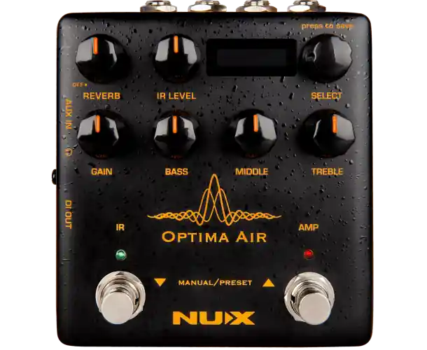 OPTIMA AIR PEDALE D‘EFFETS SIMULATEUR DE GUITARE ACOUSTIQUE Commande En Gros