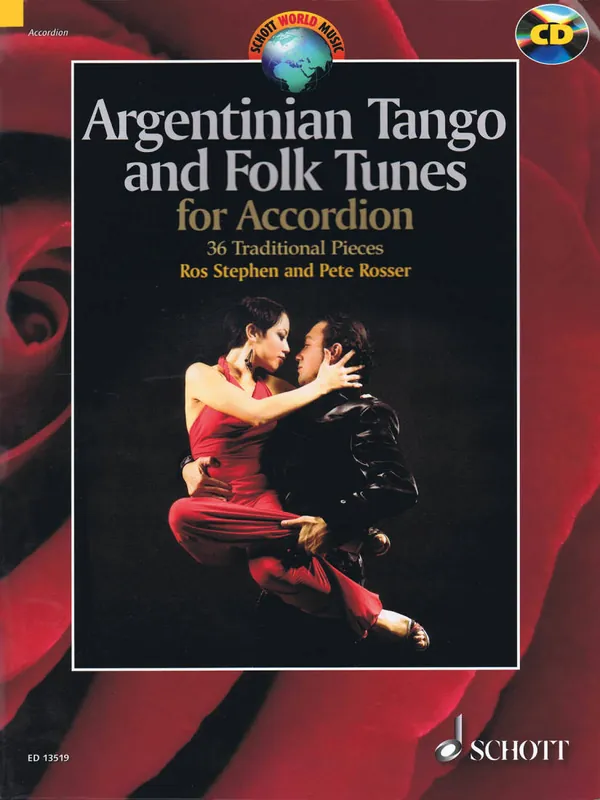 Offre Spéciale Schott Argentinian Tango and Folk Tunes for Accordion 36 Traditional Pieces - Stephen/Rosser - Book/CD