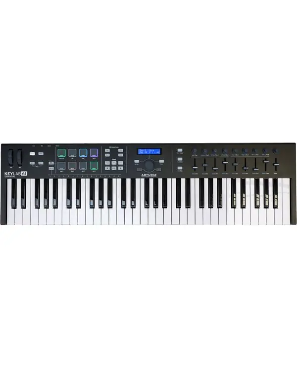Meilleur Choix ARTURIA ESSENTIAL3-61BK CLAVIER MAITRE USB/MIDI 61 TOUCHES NOIR