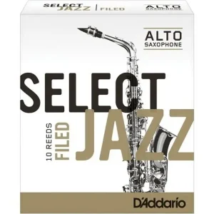 D‘ADDARIO SELECT JAZZ "FILED" ANCHES SAXOPHONE ALTO 4 SOFT Certifié