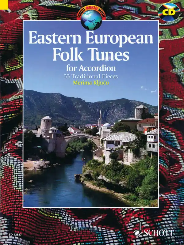 Schott Eastern European Folk Tunes 33 Traditional Pieces - Kljuco - Accordion - Book/CD Offre Exclusive