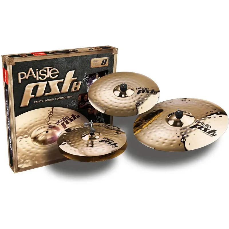 Nouveauté PAISTE PST8 Rock Set Pack 3pcs