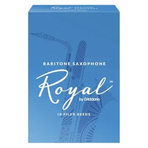 Quantité Limitée ROYAL BY D‘ADDARIO ANCHES SAXOPHONE BARYTON 1.5 - Boite de 10