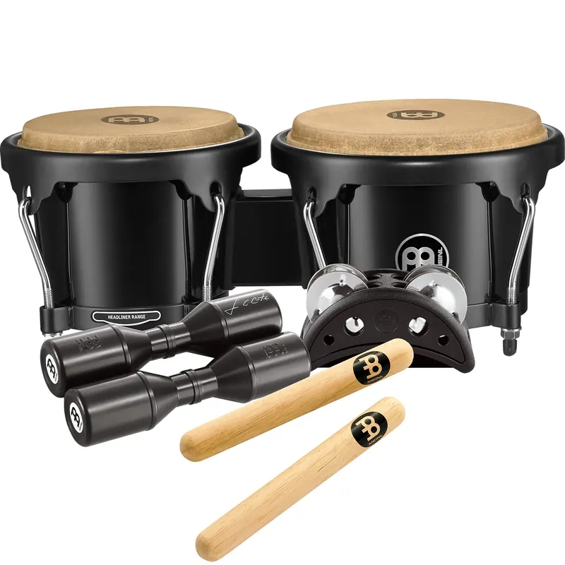 Pack Percussions Meinl (Bongo Shaker Claves) Dernière Chance