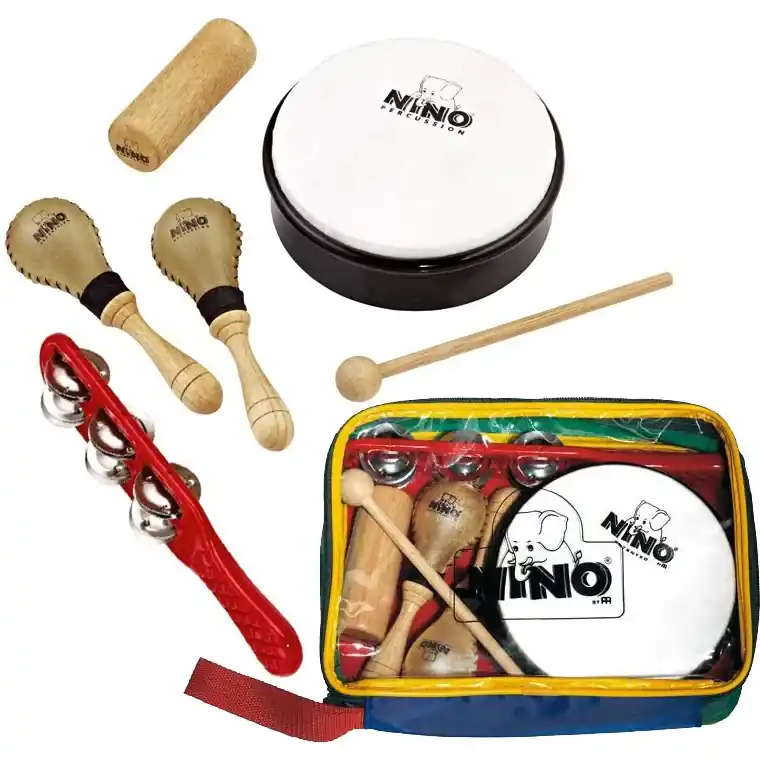 Commande En Gros Pack Percussions Nino - 4Pcs + Housse