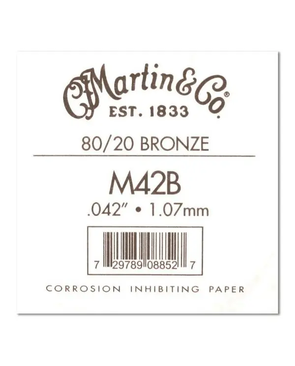 Meilleur Prix MARTIN 042 CORDE FOLK BRONZE 80/20 .042"