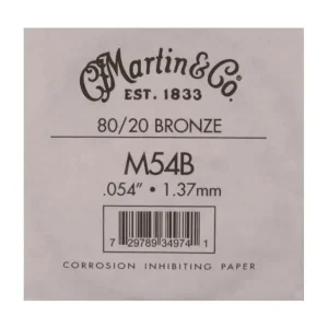 Acheter En Ligne MARTIN 054 CORDE FOLK BRONZE 80/20 .054"