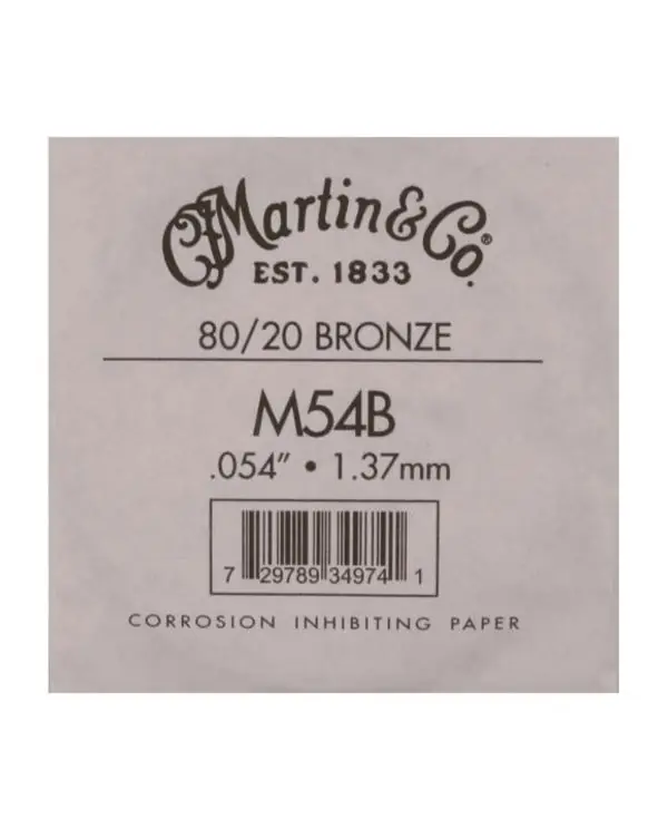 Acheter En Ligne MARTIN 054 CORDE FOLK BRONZE 80/20 .054"