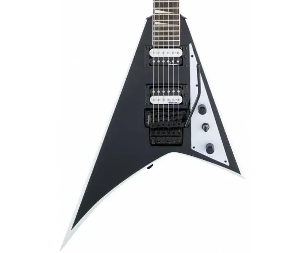 JS SERIES RHOADS JS32 AMARANTH FINGERBOARD BLACK WITH WHITE BEVELS Offre Spéciale