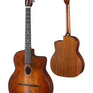 EASTMAN DM-1/C "GYSPSY JAZZ" GUITARE MANOUCHE "PETITE BOUCHE" VINTAGE Nouvel Arrivage