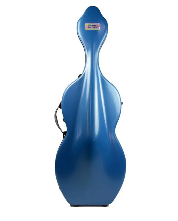 BAM 1003XLWB "SHAMROCK" ETUI VIOLONCELLE AVEC ROULETTE BLEU AZUR Quantité Limitée