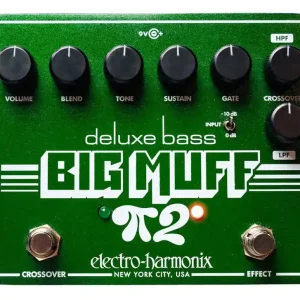 Achat Immédiat Electro-Harmonix Deluxe Bass Big Muff Pi 2 Dual Op-Amp Bass Fuzz Pedal