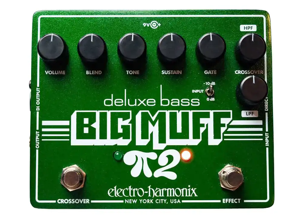 Achat Immédiat Electro-Harmonix Deluxe Bass Big Muff Pi 2 Dual Op-Amp Bass Fuzz Pedal