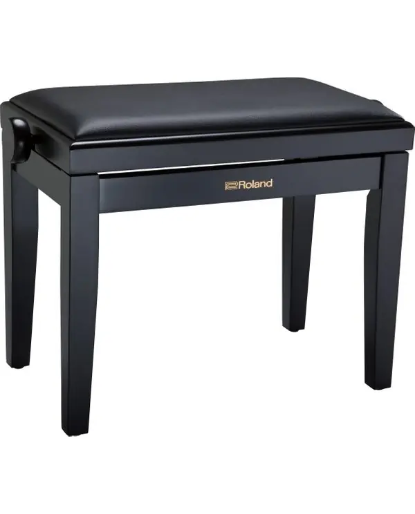 ROLAND RPB-200BK BANQUETTE PIANO NOIR SATINE / SIMILI CUIR NOIR Réduction