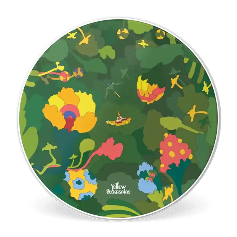 Meilleure Vente EVANS Graphic 22" Yellow Submarine - Pepperland Woods (Green)
