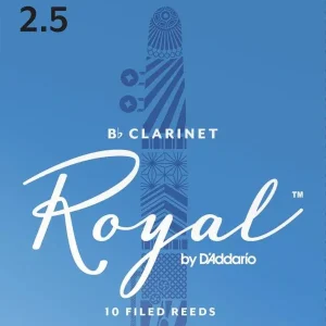 ROYAL BY D‘ADDARIO ANCHES CLARINETTE SIB 2.5 - Boite de 10 Bon Marché