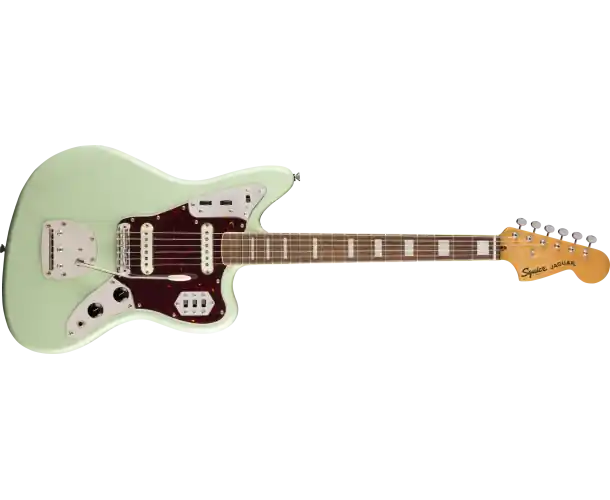 CLASSIC VIBE 70S JAGUAR LAUREL FINGERBOARD SURF GREEN Satisfait Ou Remboursé