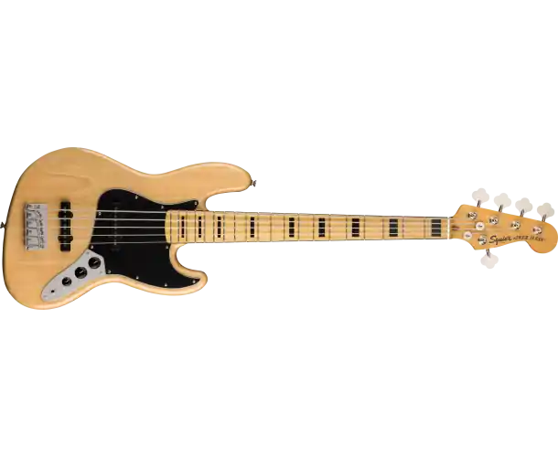 CLASSIC VIBE 70S JAZZ BASS V MAPLE FINGERBOARD NATURAL Jusqu'à Épuisement Des Stocks