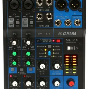 Solde YAMAHA MG06X YEM TABLE DE MIXAGE 6 CANAUX