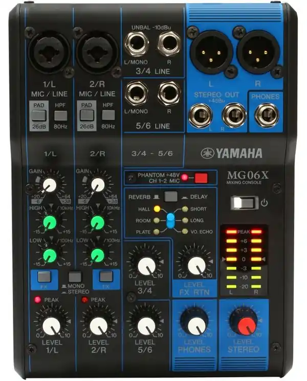 Solde YAMAHA MG06X YEM TABLE DE MIXAGE 6 CANAUX